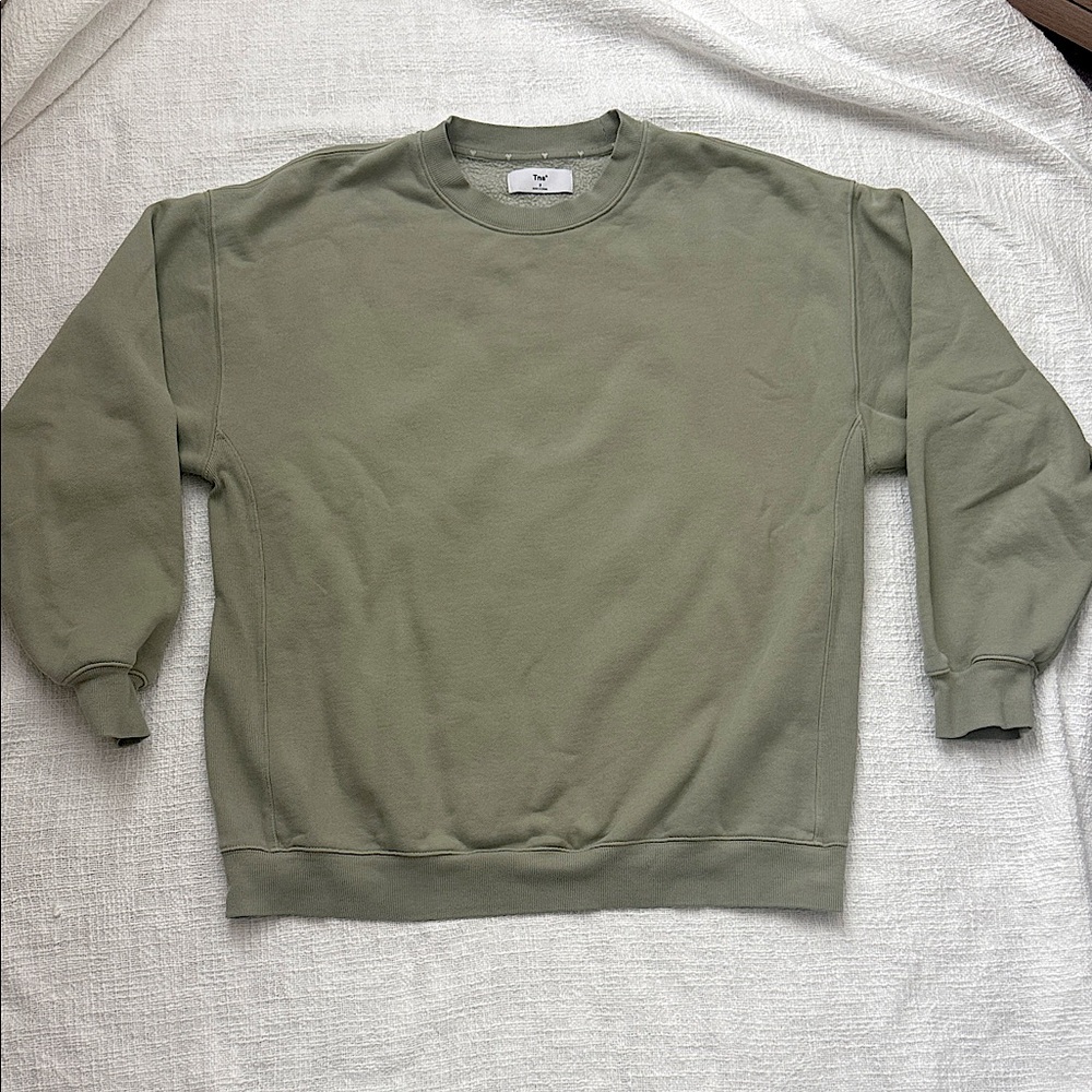 TNA Cozy fleece boyfriend crewneck